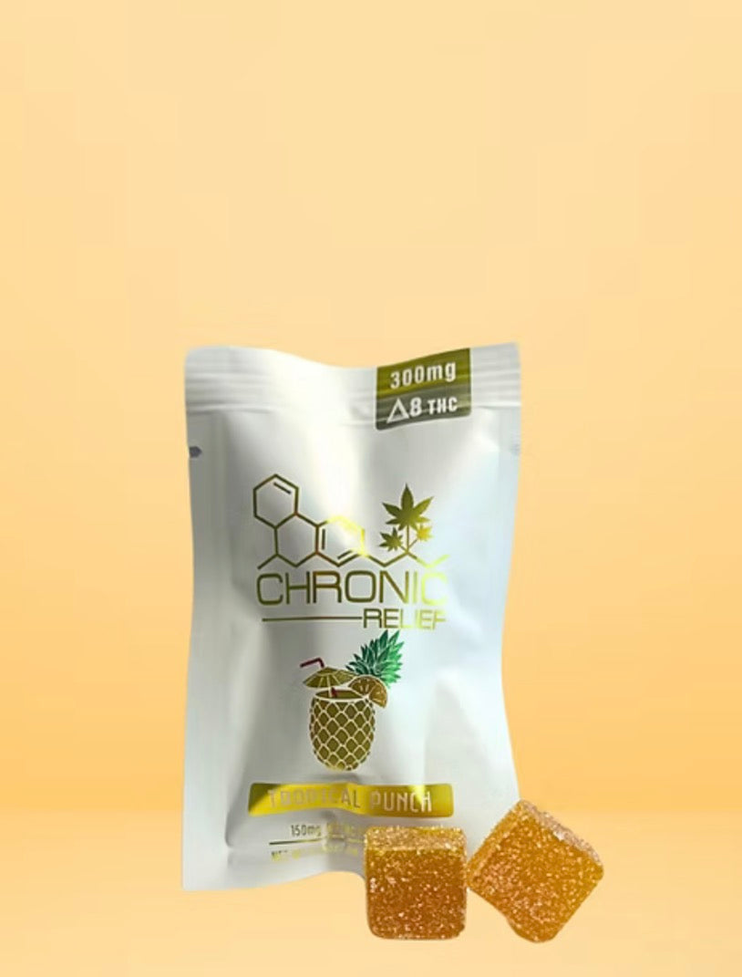 Delta 8 Chronic Relief Gummies 12 count  (High Potency)