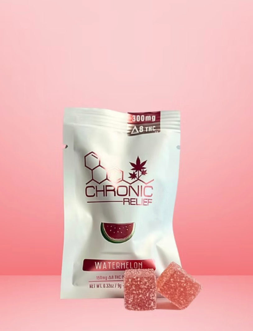 Delta 8 Chronic Relief Gummies 12 count  (High Potency)