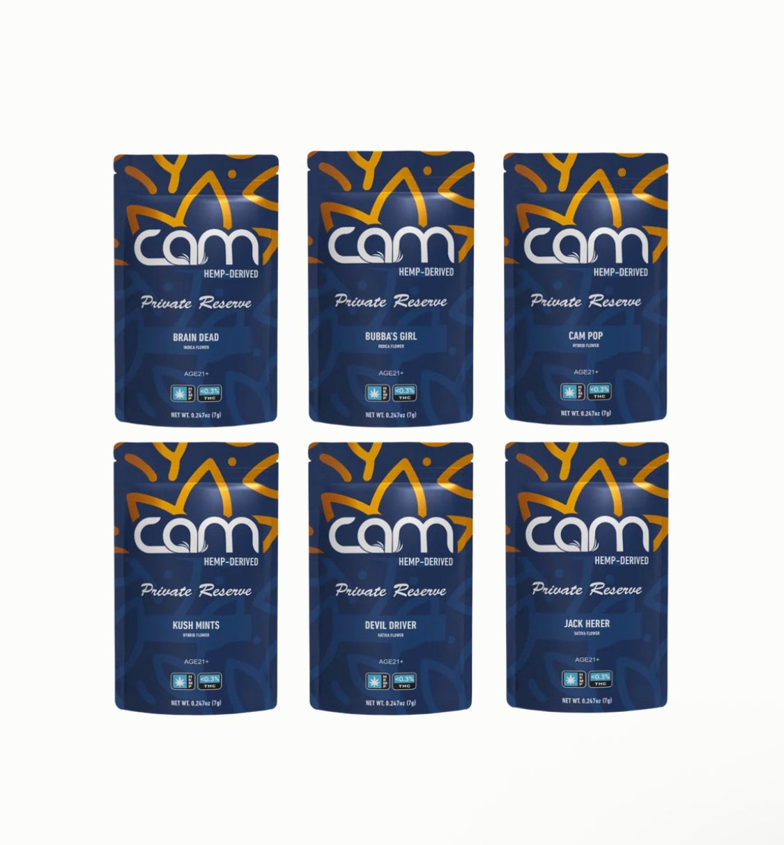 CAM THCA 7G FLOWER JAR